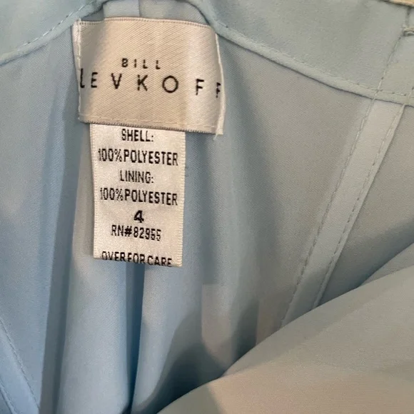 Bill Levkoff light Blue Bridesmaid Dress - Picture 7 of 12